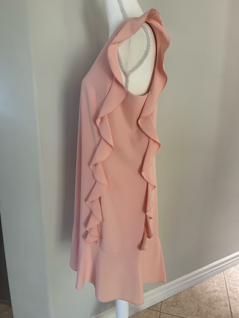 Leslie Fay Ruffled Dress - Picture 4 of 9